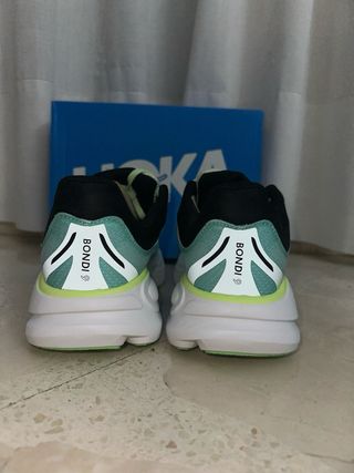 Zapatillas Hoka Bondi 9 running Menta/Negro