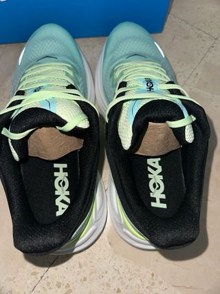 Zapatillas Hoka Bondi 9 running Menta/Negro