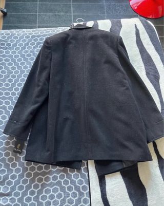 Abrigo C. Ducal Lana y Poliamida Negro