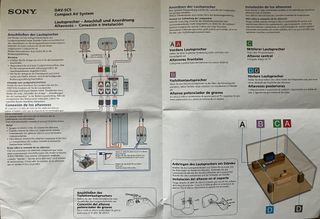 Home Cinema Sony DAV-SC5 5 altavoces