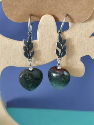 Lote Pendientes  Murano y Piedras semipreciosas