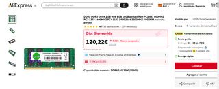 Ram Nueva 32GB (2x16Gb)DDR4 Portatil 1 de 16Gb 65€