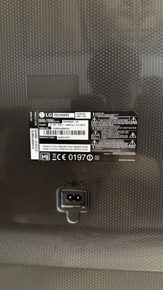 SMART TV LG UHD 4K 55 Pulgadas Negra