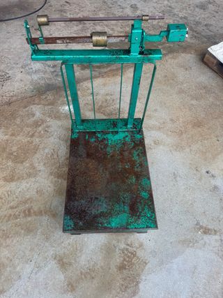 Báscula antigua hasta 150kg