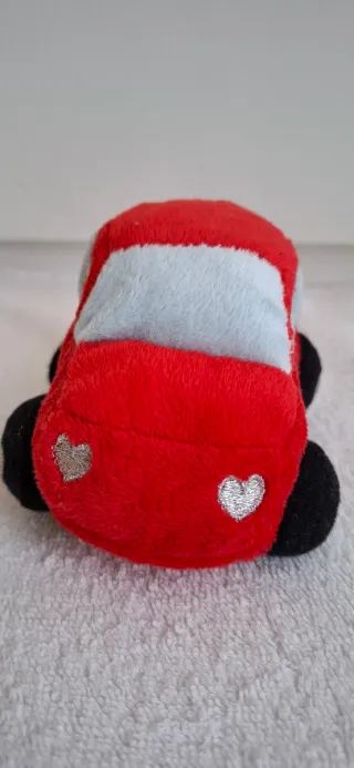 Macchina peluche rossa San Valentino