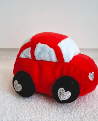 Macchina peluche rossa San Valentino