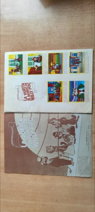 Álbum Cromos La vuelta al mundo de Willy Fog