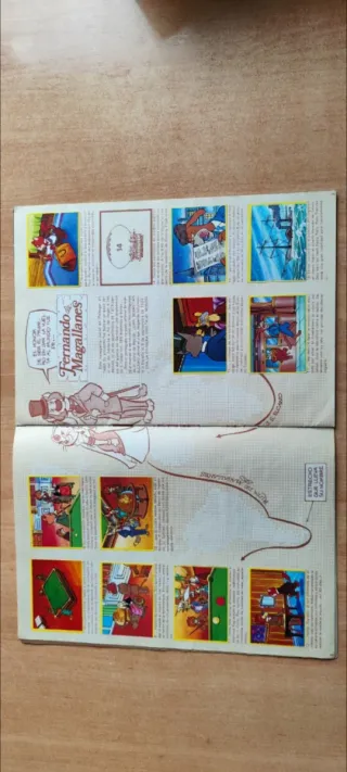 Álbum Cromos La vuelta al mundo de Willy Fog