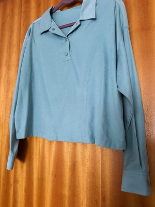 Camisa Tiffosi Turquesa Curta outono inverno