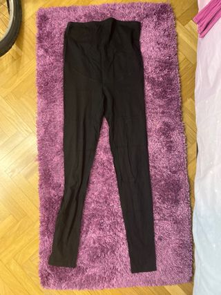 Leggings premamá negros talla única