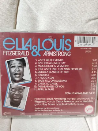 Louis Armstrong & Ella Fitzgeral Lote 2cd's