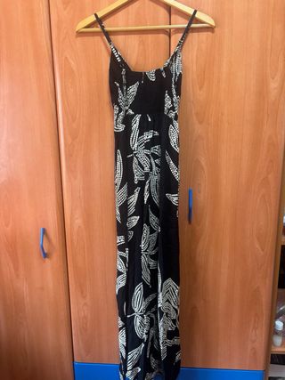 Vestido largo estampado