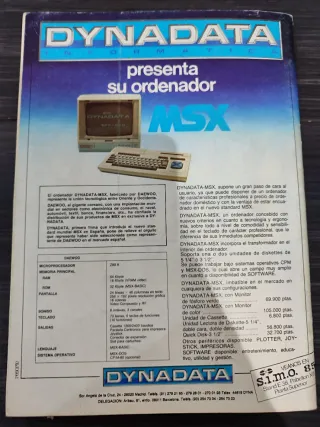 Msx magazine N-7 Noviembre 1985 revista