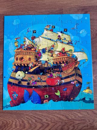 Puzzle Barco Pirata 54 Piezas Djeco