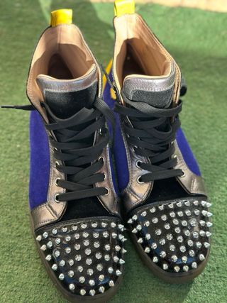 Zapatos de hombre negros y rojos