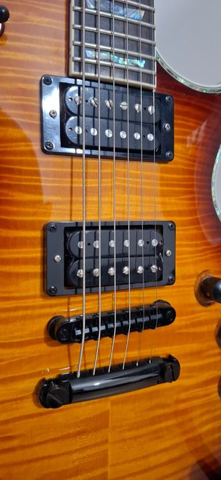 ESP LTD EC-1000 Deluxe Amber Sunburst GIBSON GOTOH