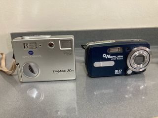 Lote 10 Fotocamere Digitali Diverse Marche