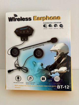 Manos Libres Moto Bluetooth Auriculares