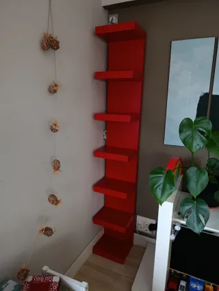 Estantería Lack Roja