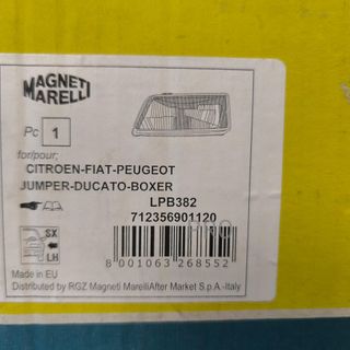 FARO IZQUIERDO FIAT / PEUGEOT / CITROEN NUEVO LPB382