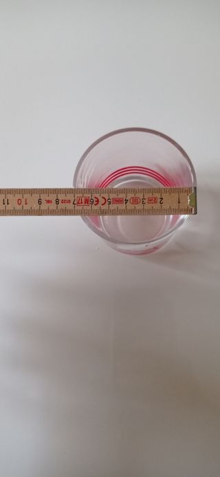 Set 6 Bicchieri in vetro per acqua