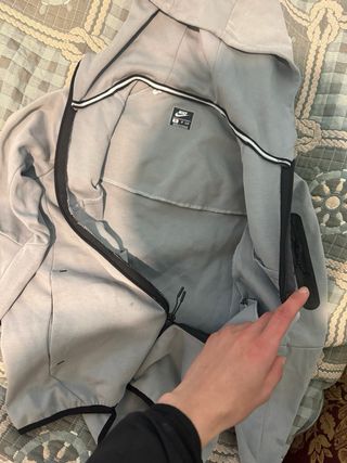 Chaqueta Nike Tech Gris y Amarilla