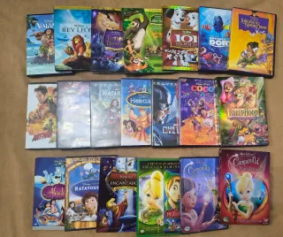 Pack de películas disney 35 euros