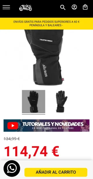 Guantes Moto para invierno