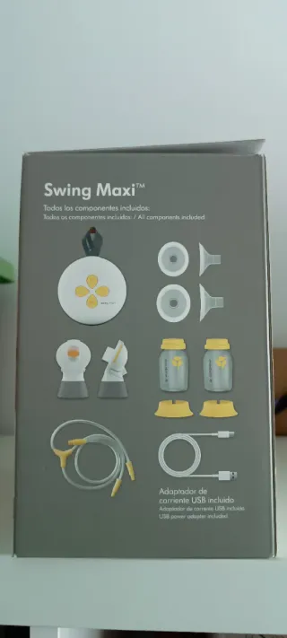 Sacaleches Eléctrico Weleda swing maxi doble new