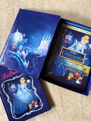 La Cenicienta Edición Diamante DVD y Libro