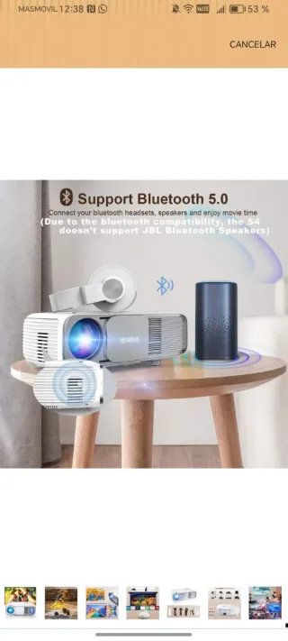 Proyector Wimius Blanco