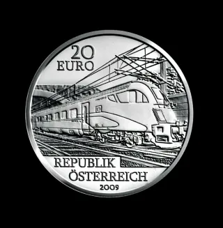 PLATA AUSTRIA 20€ 2009 PROOF