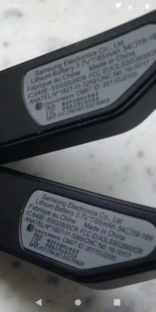 Coppia 3D Attivi Samsung TV_ cavetti USB