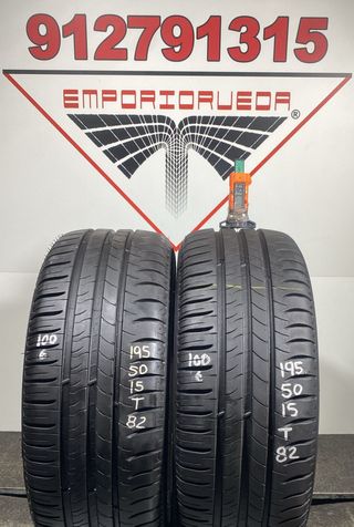 195 50 15 T MICHELIN RUEDA AL 90% VIDA UTIL