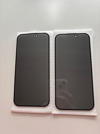 Pack 2 Protectores Pantalla Anti-Espía iPhone 15