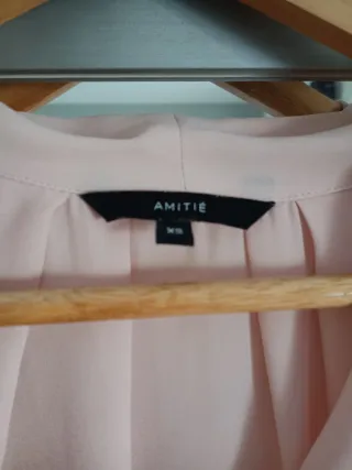 Blusa gasa vaporosa -leer-