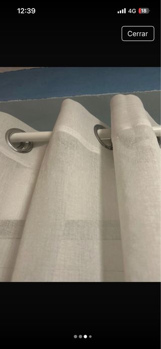 Tende grigie e bianche sfumate