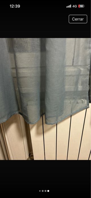 Tende grigie e bianche sfumate