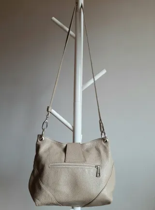 Bolso piel italiano bandolera