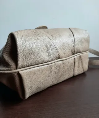 Bolso piel italiano bandolera