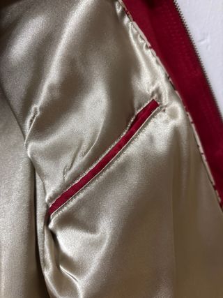Chaqueta ante rojo Avitano