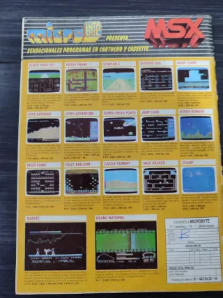 Msx magazine N-9 Enero 1986 revista