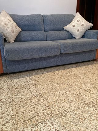 Sofá Cama Azul 1.50m x 1.80