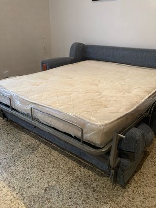 Sofá Cama Azul 1.50m x 1.80