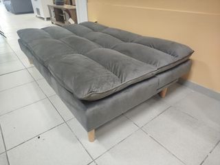 Sofá Cama Gris o Camel Terciopelo