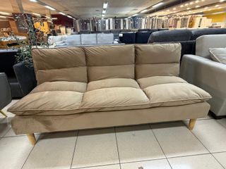 Sofá Cama Gris o Camel Terciopelo