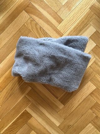 Bufanda braga poliéster gris