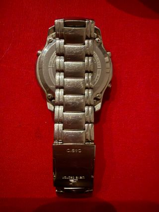 Orologio Casio Wave Ceptor Acciaio Crono