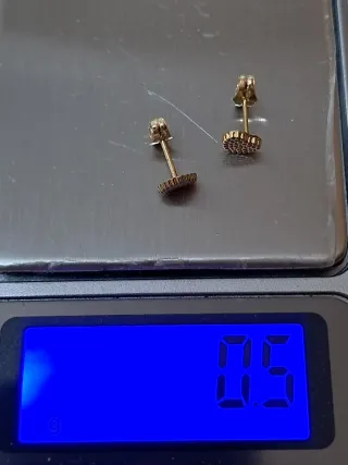 Pendientes Corazón Oro 18k Niña