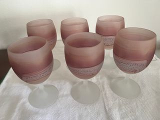 Set 6 Calici Giordania 1994 Vetro